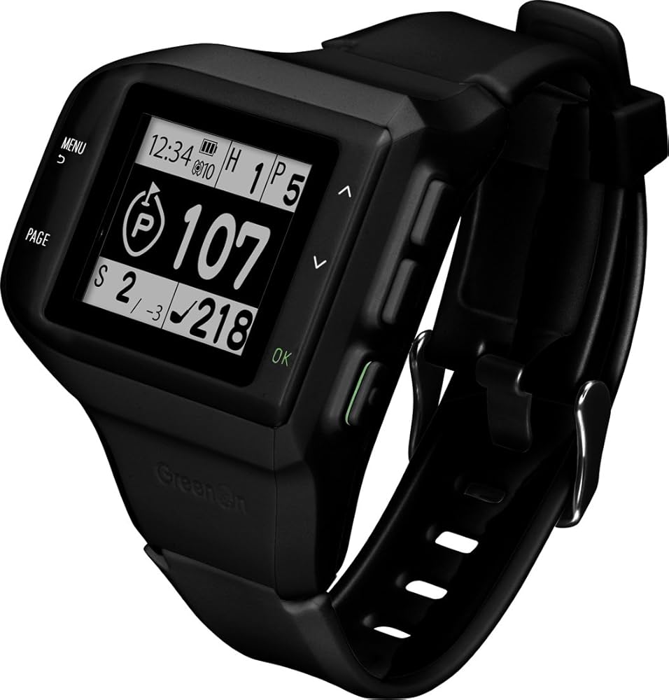 GREENON GPSナビウォッチ ブラック Amazon | GreenOn(グリーンオン) ゴルフナビ GPS ザ・ゴルフ